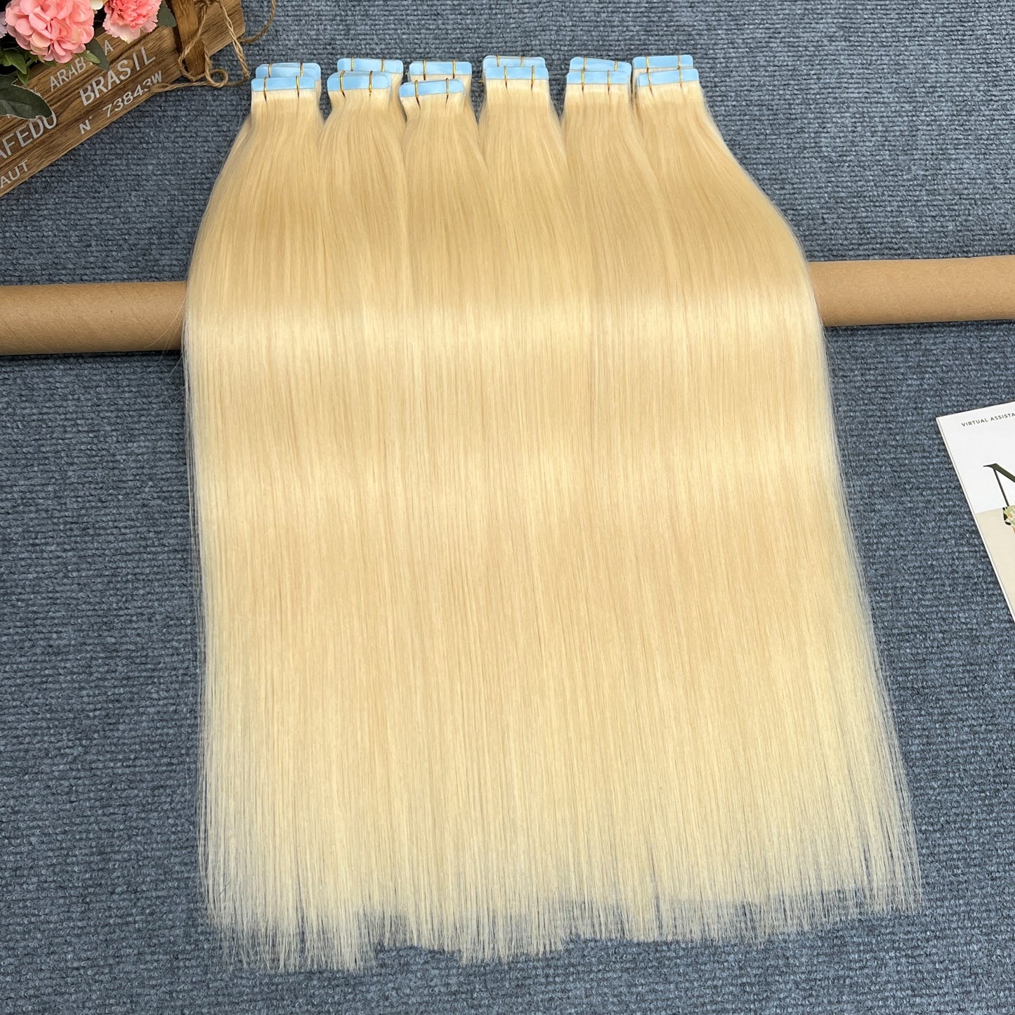 Tape in blonde