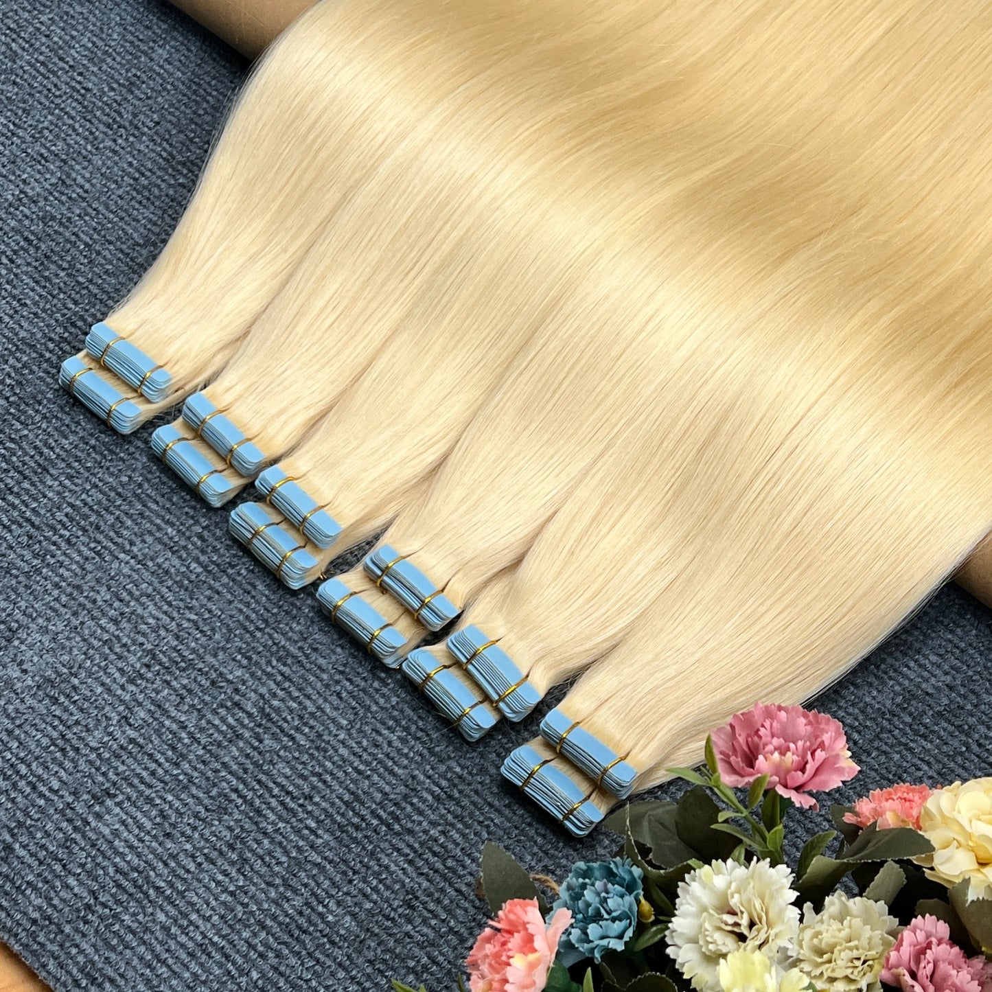 Tape in blonde
